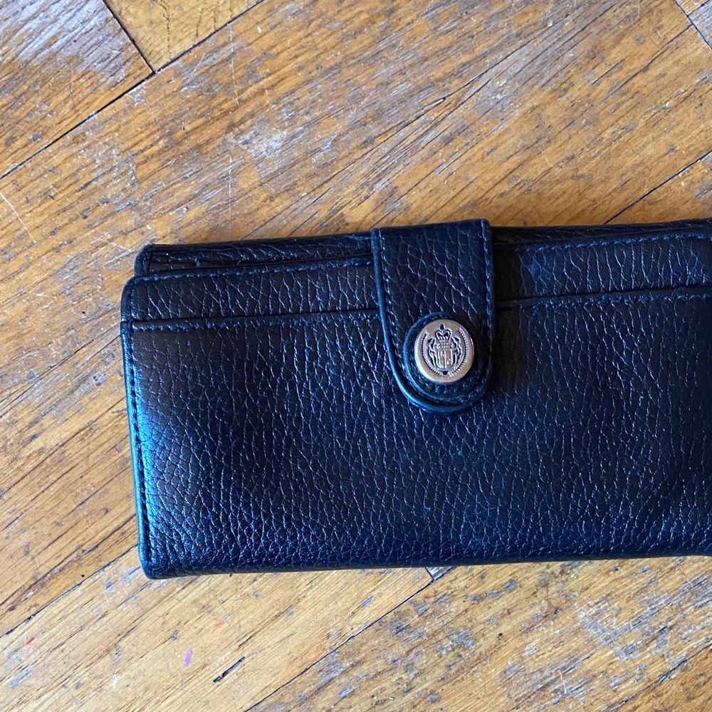 Black Leather Women's Wallet